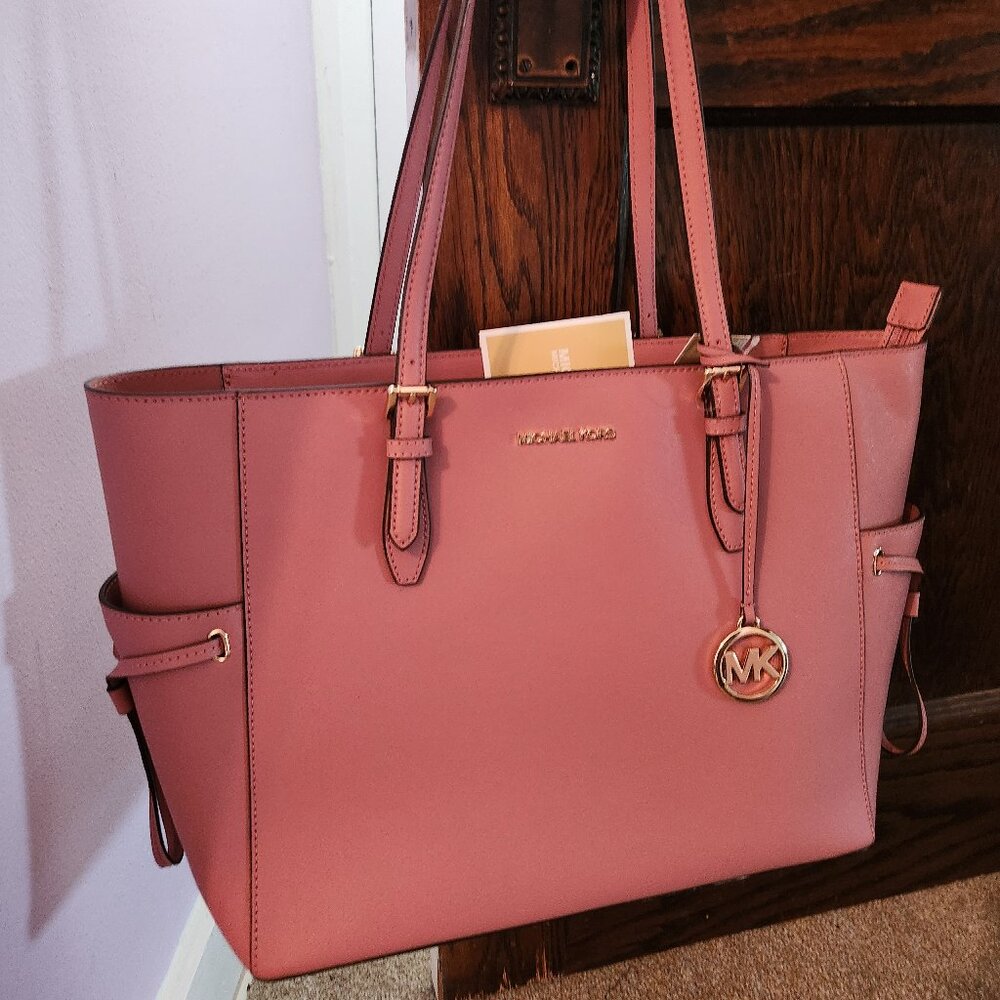 NWT Gilly Tote Michael Kors Leather Travel Shoulder Purse